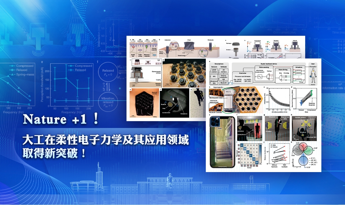【卓越發(fā)展】我校教授在《自然》上發(fā)表基于生物彈性狀態(tài)恢復(fù)的觸覺感官替代電子器件研究成果
